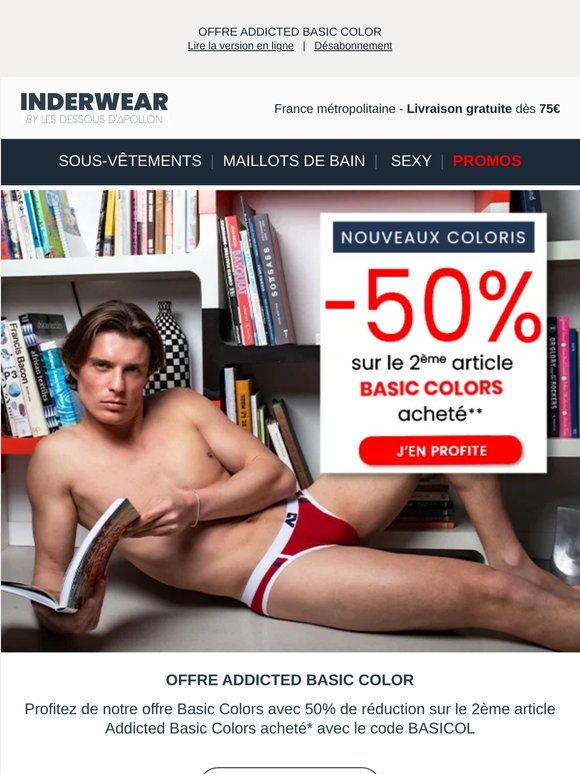 💥 OFFRE SPECIALE : -50% sur le 2ème Basic Colors* Addicted ! 💥