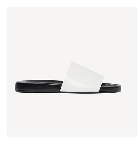 The Elba - White Shiny Calf