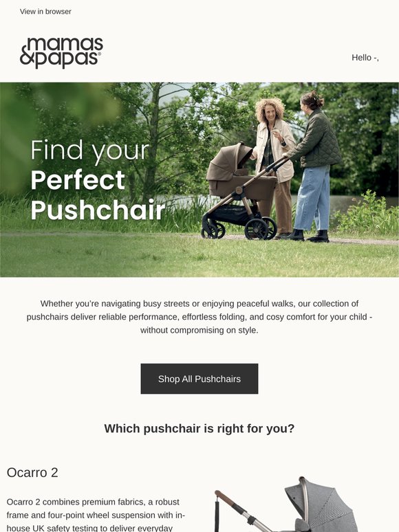 Pushchairs that fit your every day ⭐