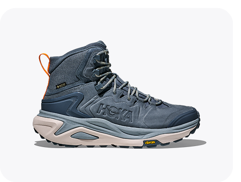 A side view image of the Kaha 3 GORE-TEX in Faded Navy / Washed Blue. 