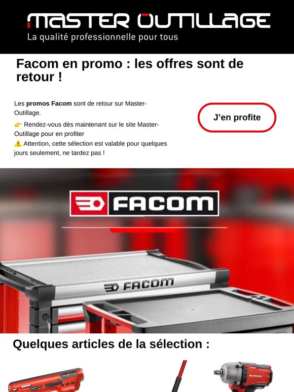Facom à prix réduit 🔴⚫