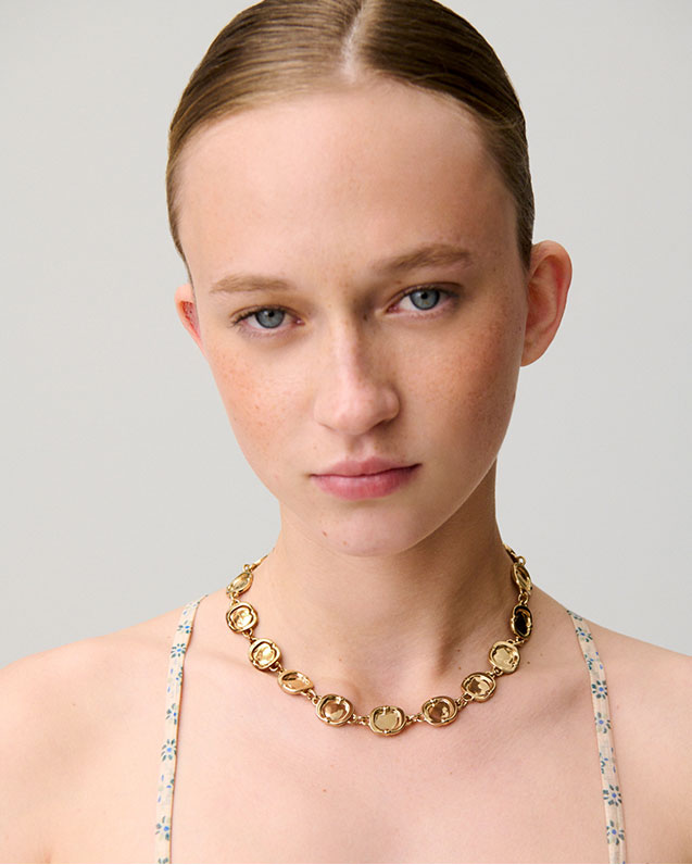 Collier chaîne dorée