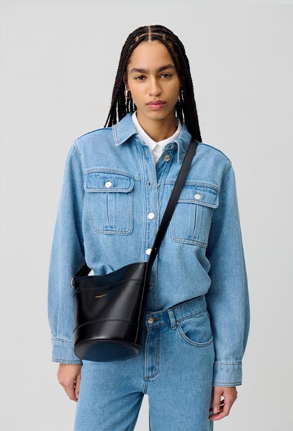 Sac seau Solveig cuir