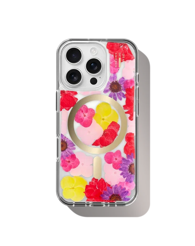 Clear Case MagSafe iPhone 16 Pro Tropical Floral