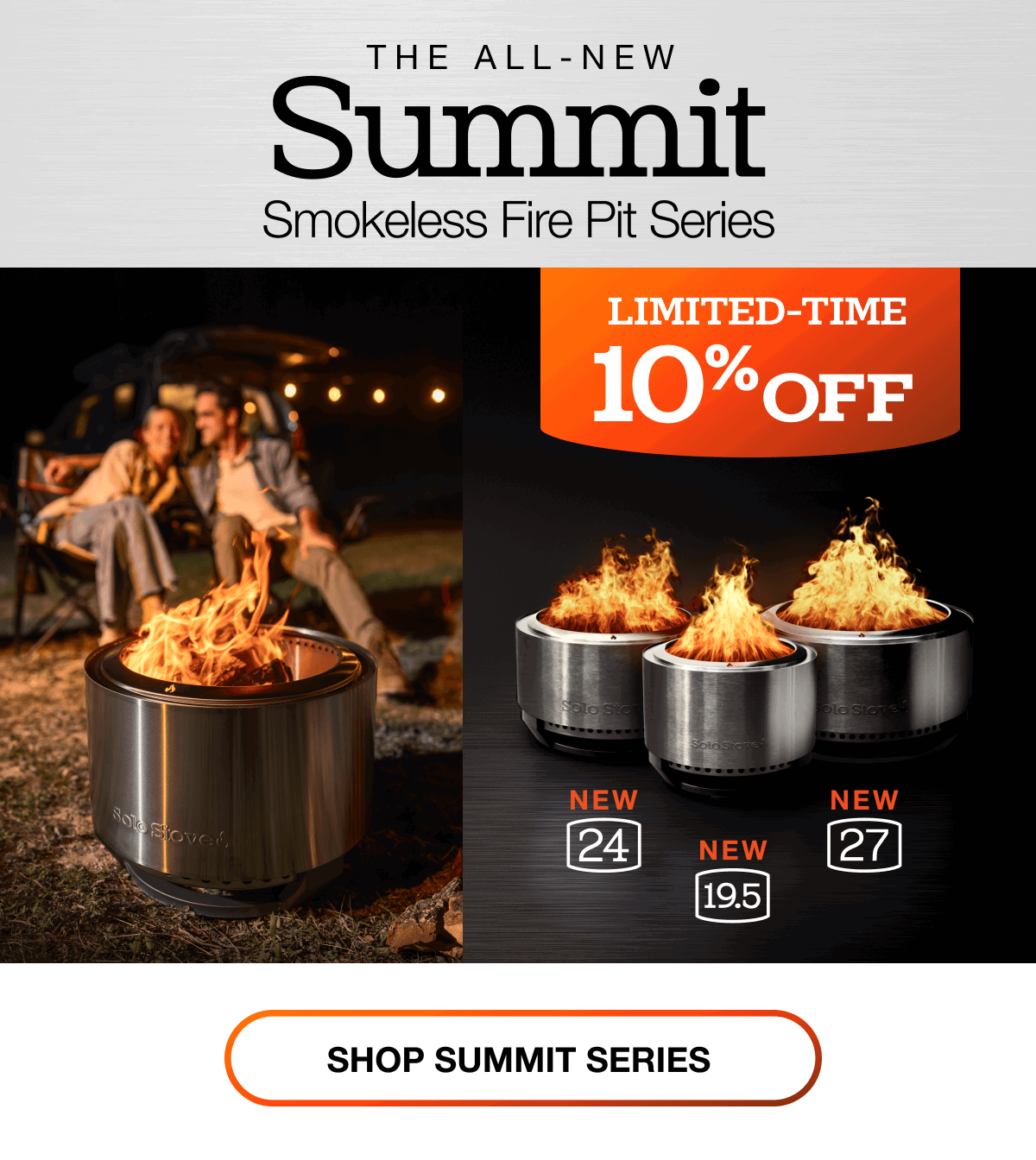 Summit Smokeless Fire Pit Series