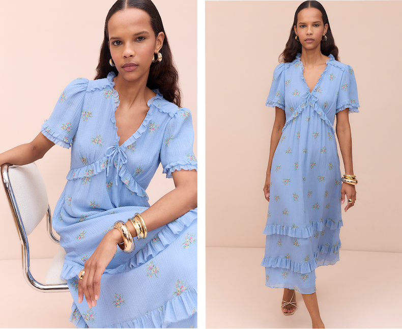 Lyra Silk Blend Dress