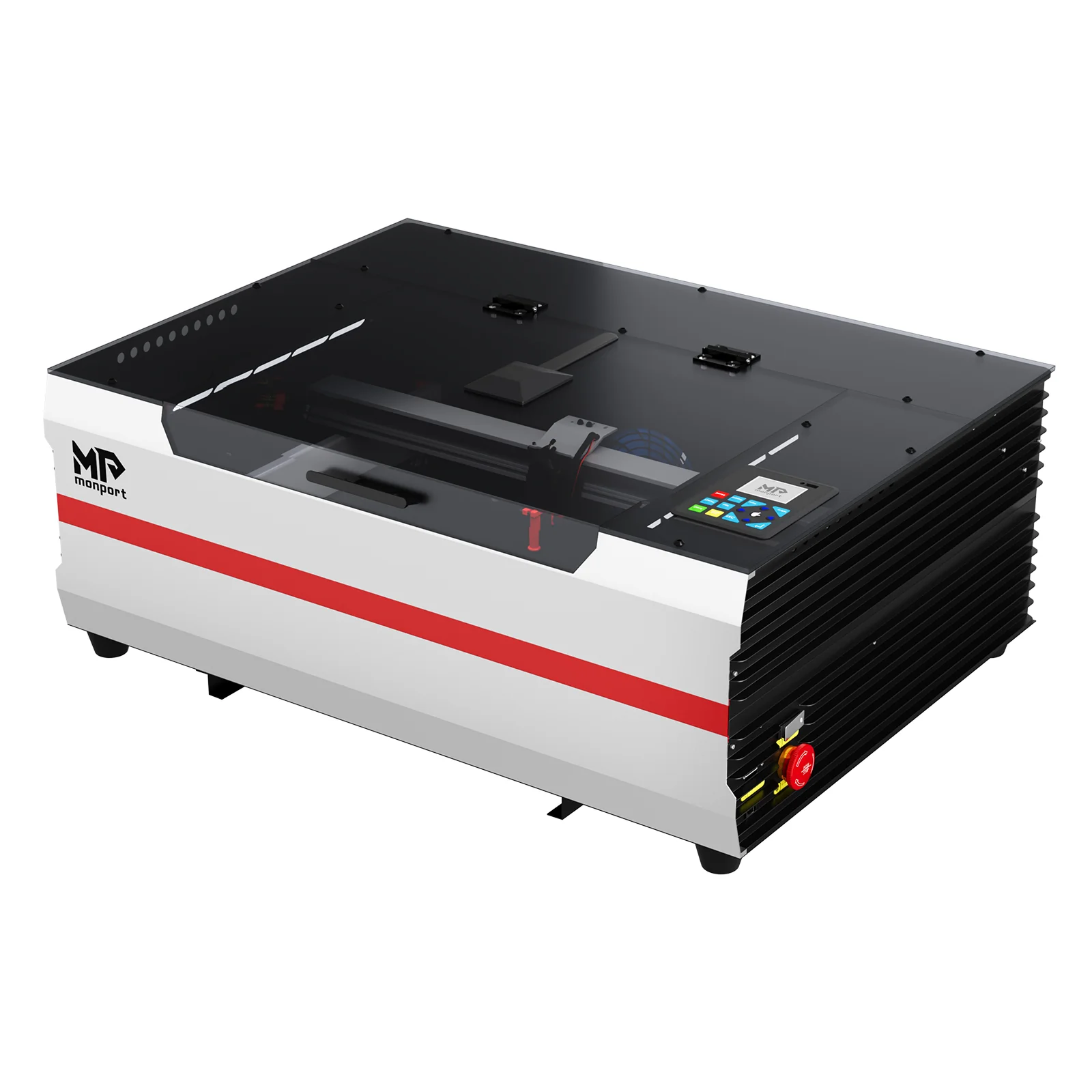 Image of Monport Reno45 Pro Vision 45W Desktop CO2 Laser Engraver & Cutter (16" X 12") with 8MP HD Camera and Magnetic Assisted Focus
