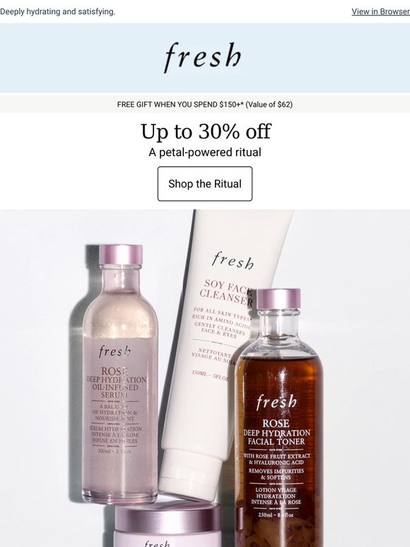 Up to 30% off your ritual