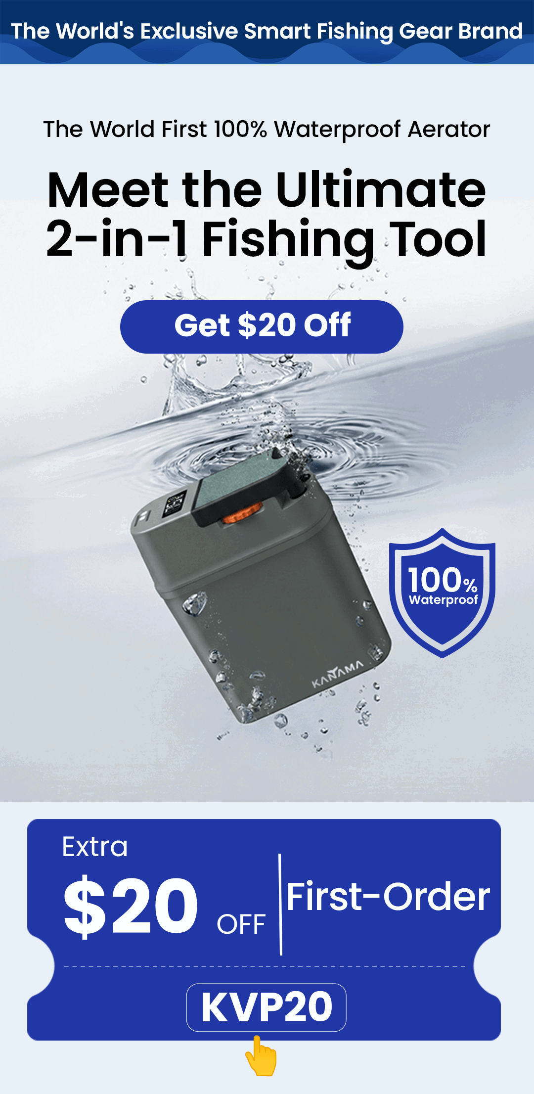 World’s First Waterproof Multi‑Function Aerator