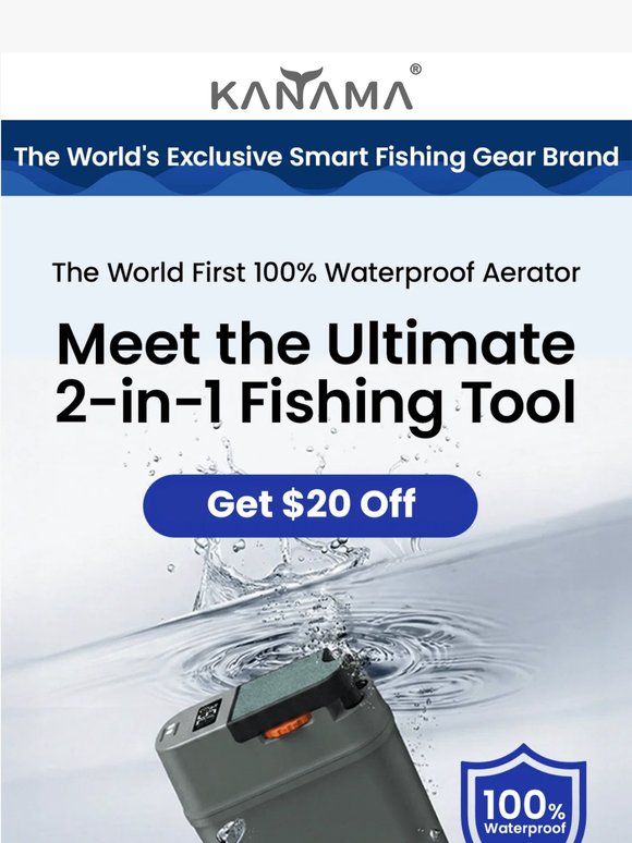 World’s First Waterproof Multi‑Function Aerator