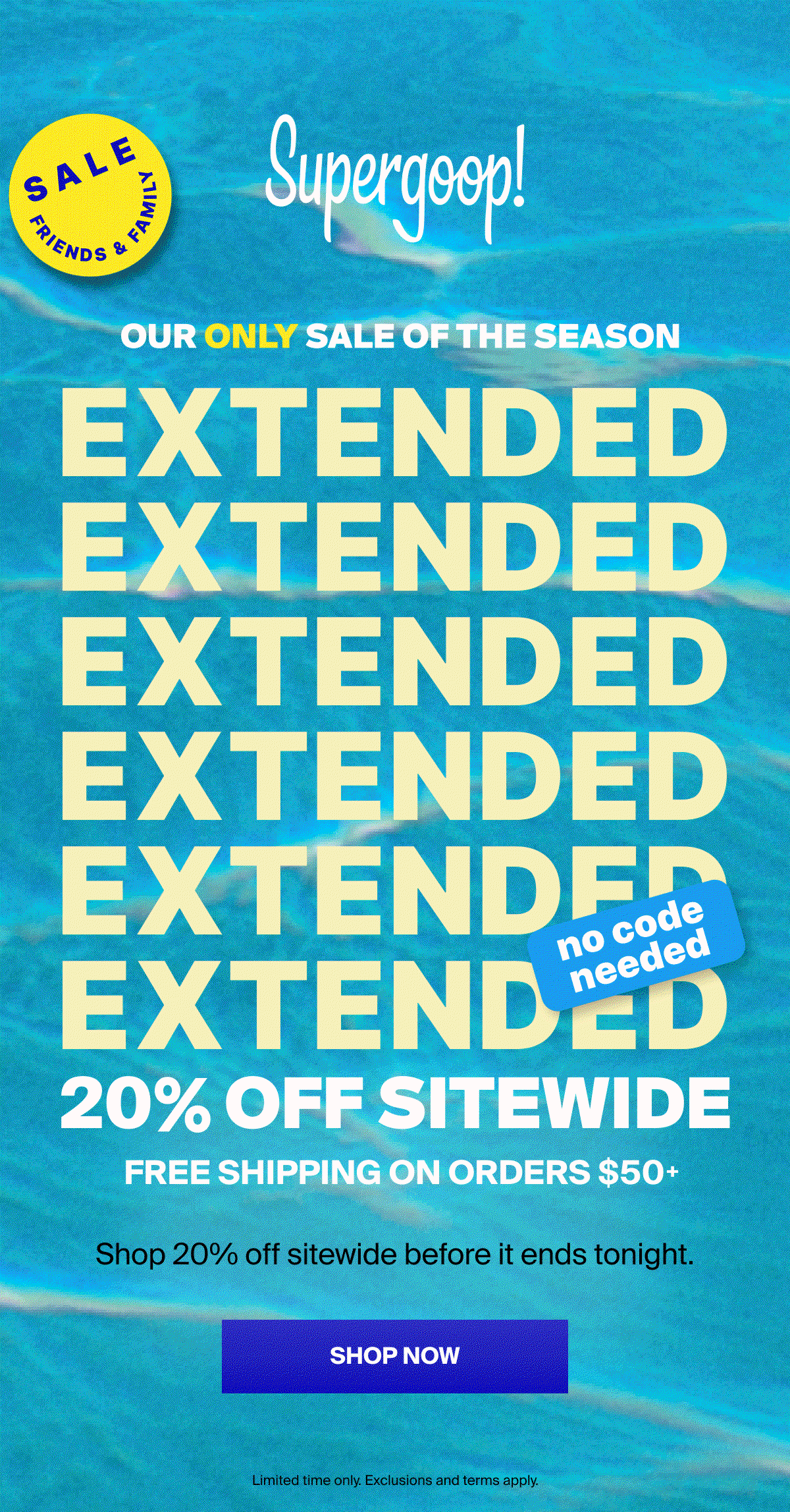20% Off Sitewide - Extended