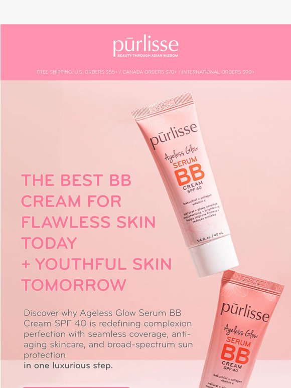The BB Cream That Does It All: Ageless Glow SPF 40