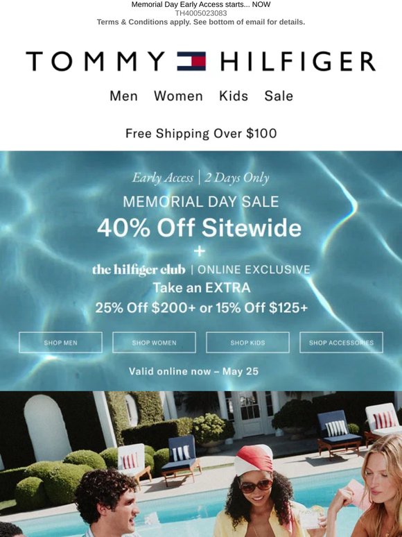 You're in: 40% off sitewide + extra 25% off $200+
