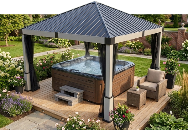 Patio and Driveway