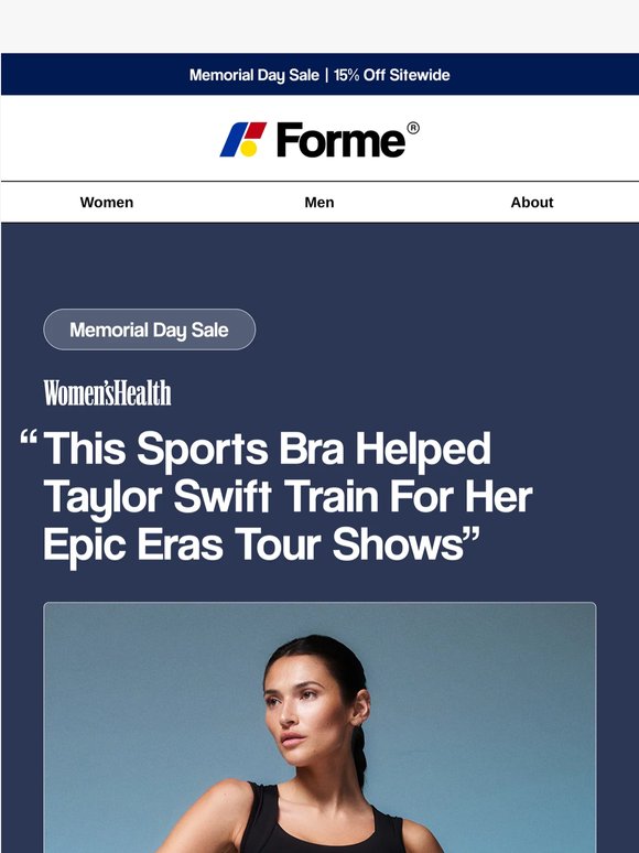 "This Sports Bra Helped Taylor Swift" - Women's Health