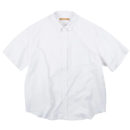 FrizmWORKS OG Dobby Weave Seersucker Half Shirt - White