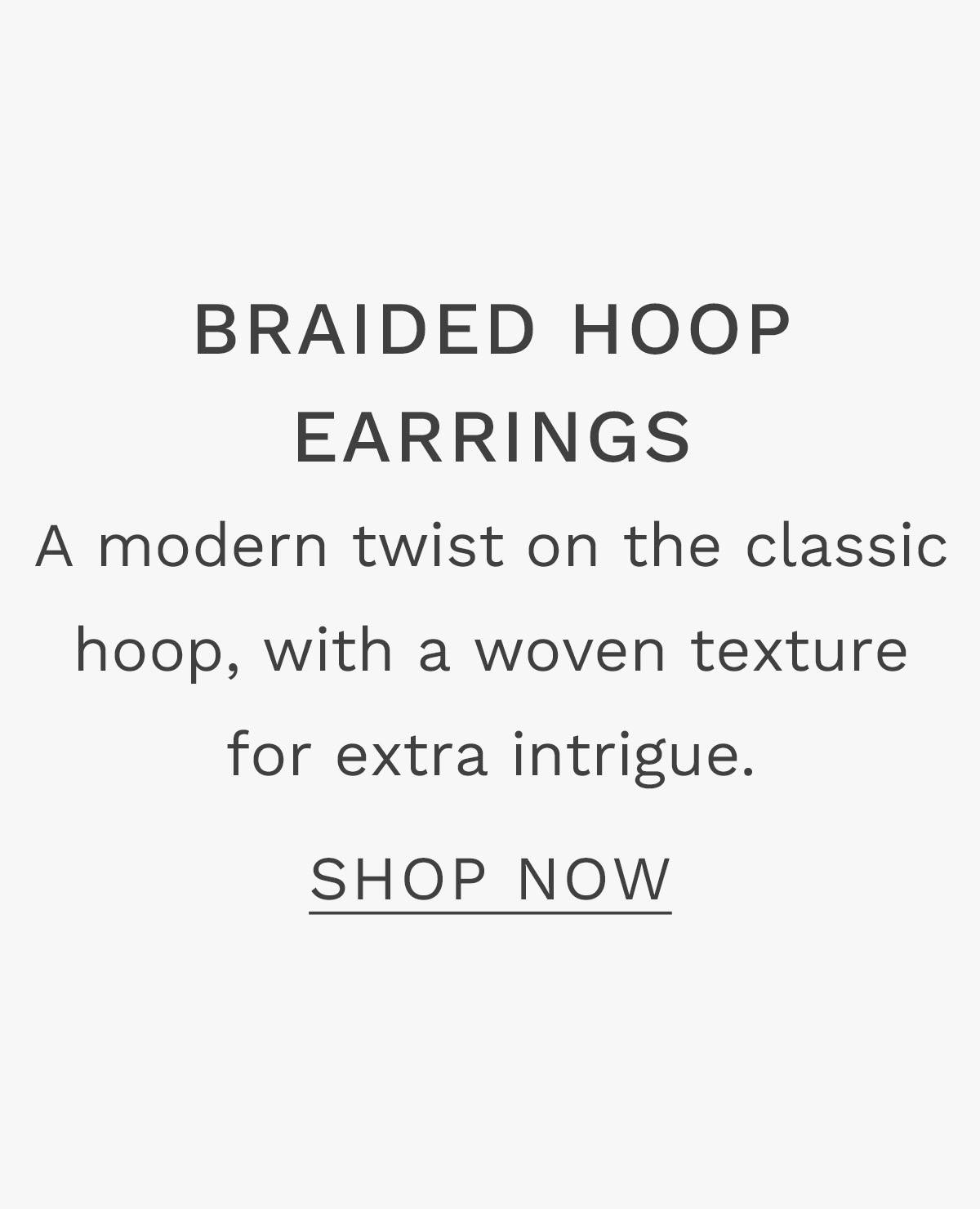 Braided 1.00ct Round Cut Lab Diamond Hoop Earrings in 9K Yellow Gold