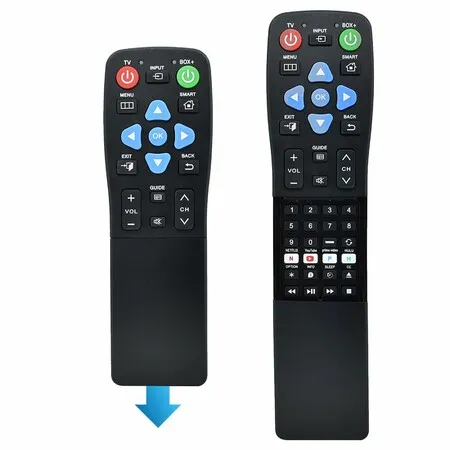Big Button TV Remote for Seniors &amp; Elderly Universal Remote with Large Buttons Ideal for Dementia &amp; Low Vision Users