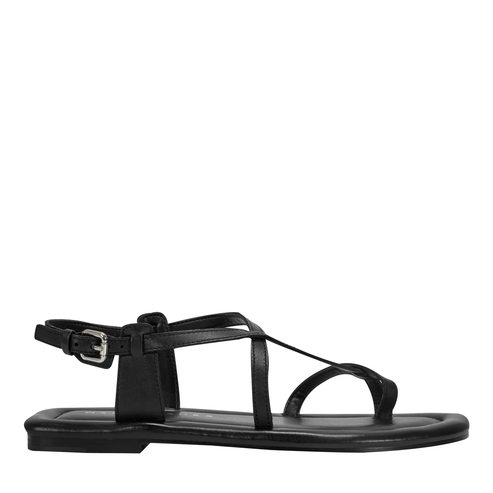 Image of Gerty Strappy Leather Flat Sandal