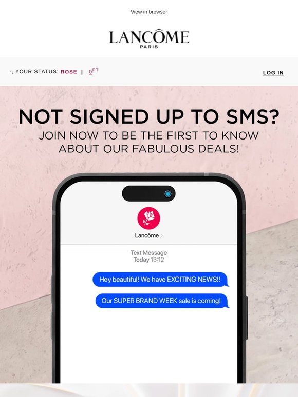 Want first access to Super Brand Week?