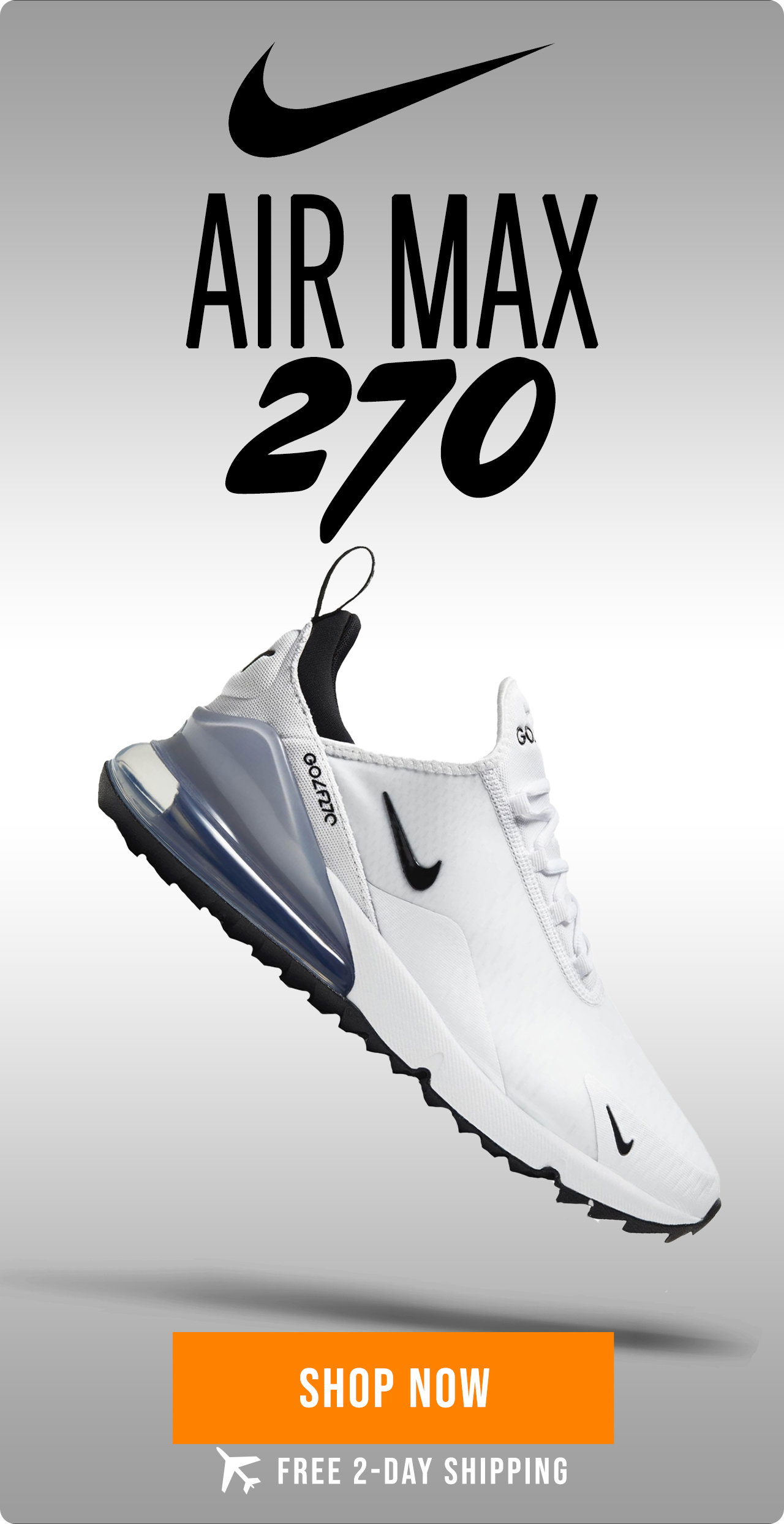 Nike Air Max 270 Golf Shoes