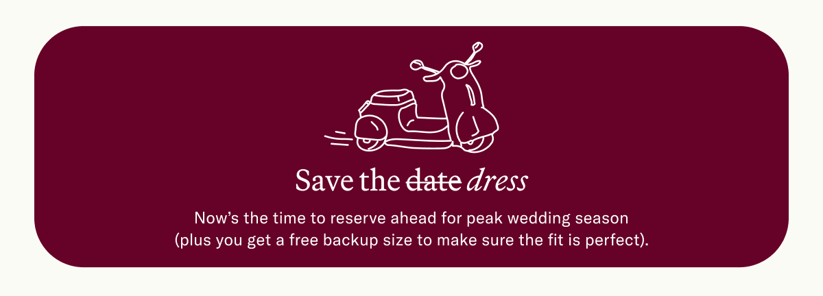 Save the date dress