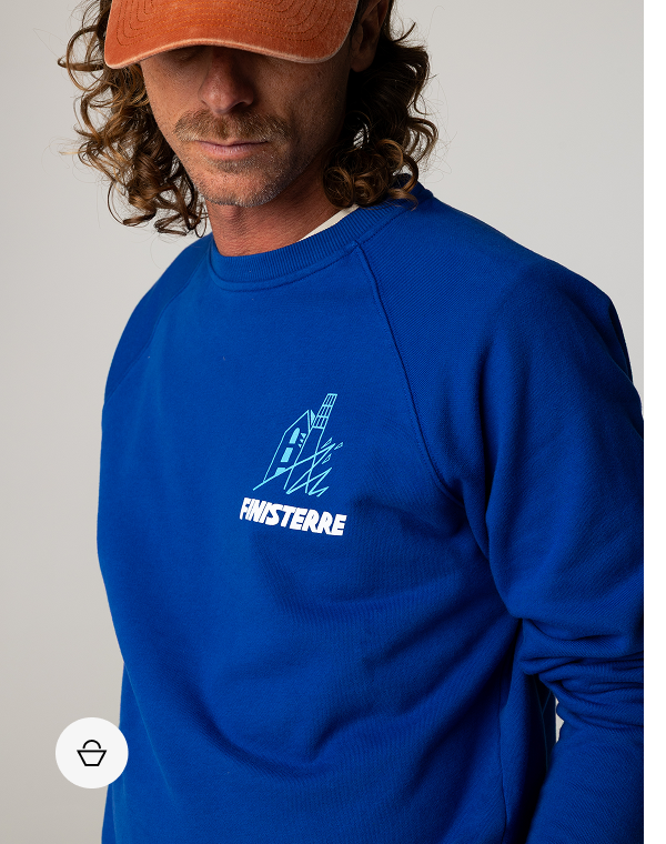 Men's Coho Sweatshirt in Blue | Finisterre