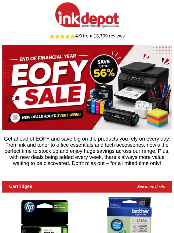 EOFY Deals Have Begun - Save Up To 56%! 🏷️💥