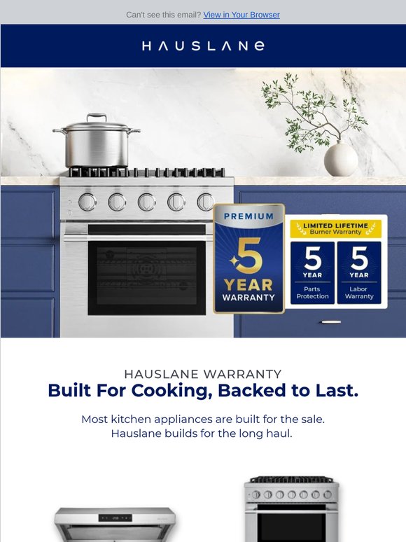 Great Appliances Come With Great Protection