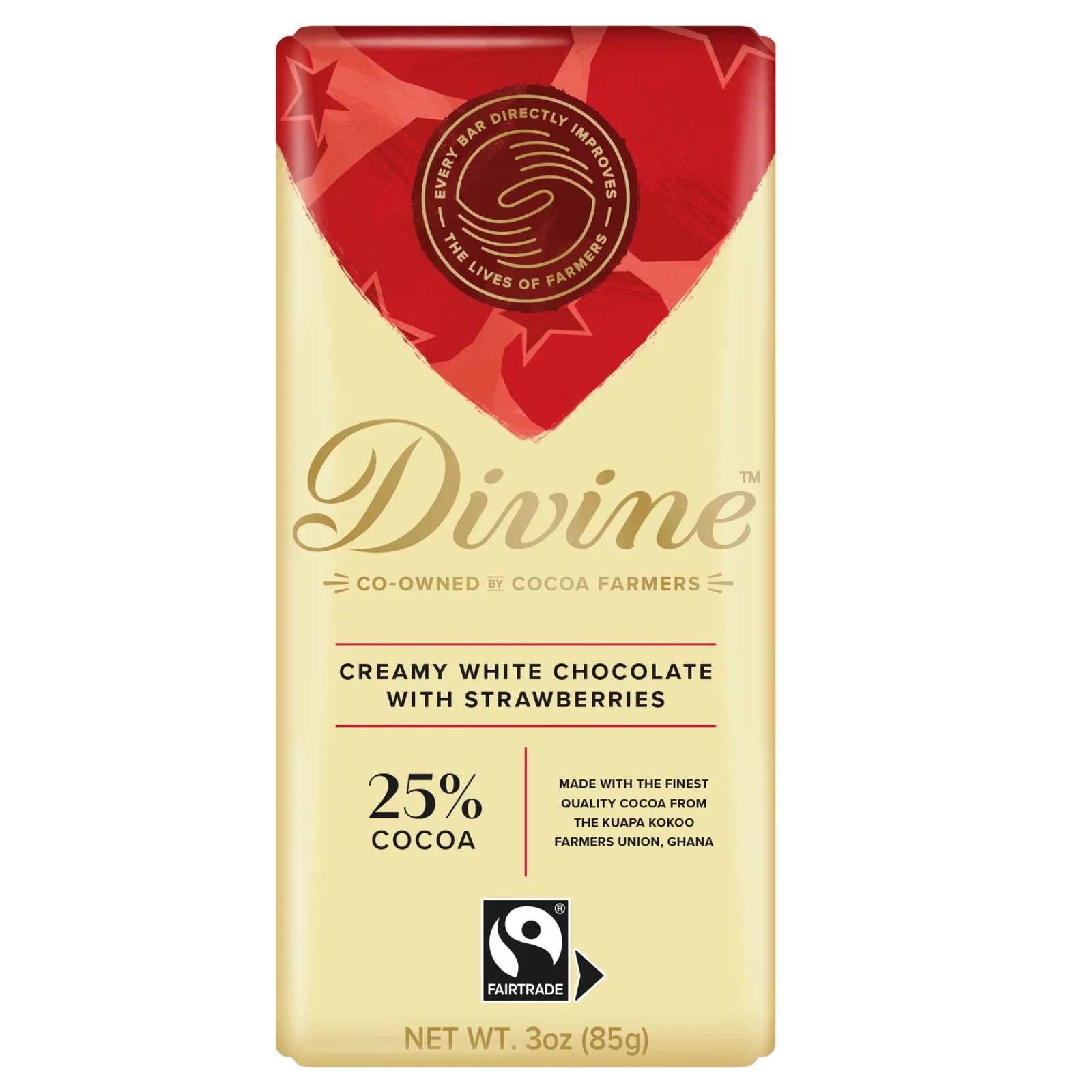 Image of White Chocolate with Strawberries