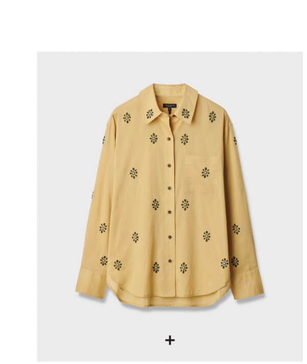 Shop Connie Embroidered Cotton Shirt