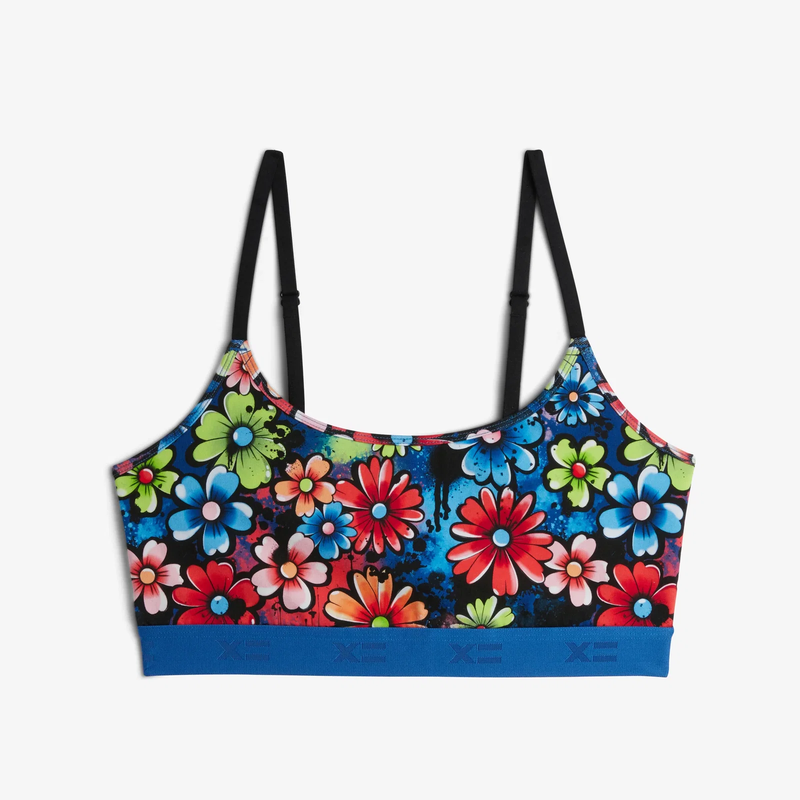 Image of Low Cut Soft Bra - Gay Bouquet