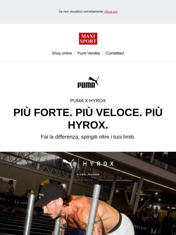 ⚡ PUMA x HYROX: supera ogni limite