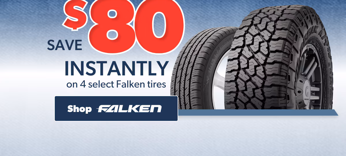 Memorial Day Savings: Buy 4 Select Falken Tires, Save $80 Instantly