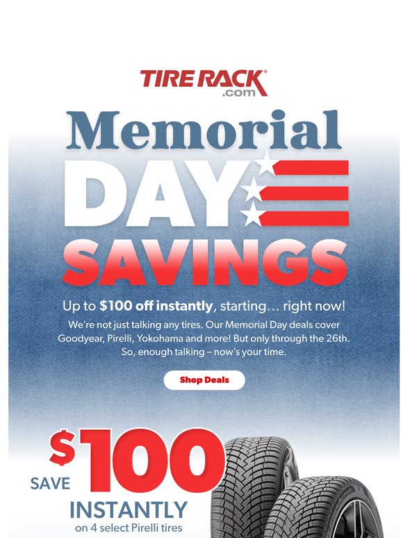 Save More with Memorial Day Savings