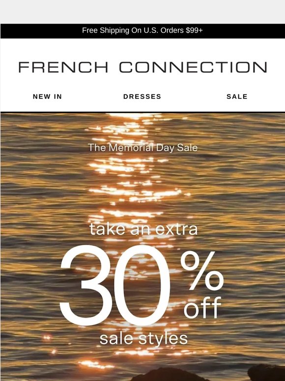 Starts now: Extra 30% off sale styles