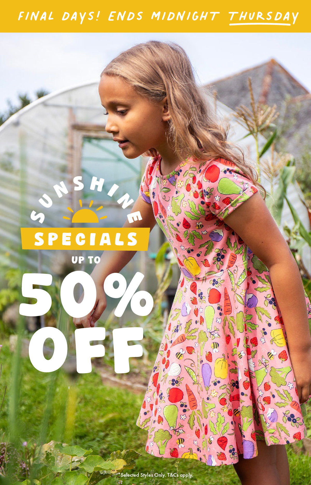 Sunshine & Showers: £20 or less | final days - ends midnight thursday!