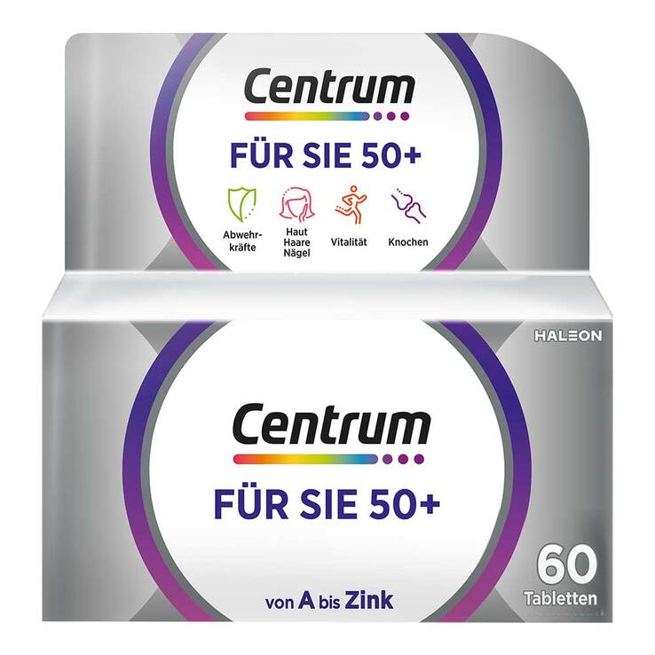 Centrum für Sie 50 + Capletten⁶ ⁹