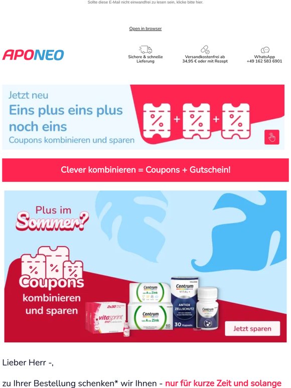🎟️ Coupons + 12 % Gutschein* - nur 29 € Mindestbestellwert!🌷