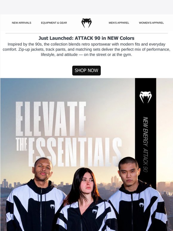 Just launched: ATTACK 90 in New Colors