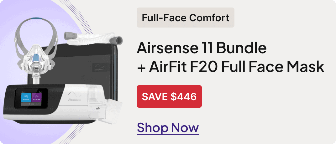 Airsense 11 Bundle + AirFit F20 Full Face Mask