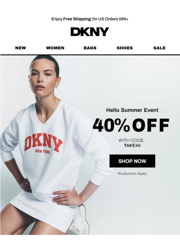 Hello Summer Event | 40% Off With Code: TAKE40