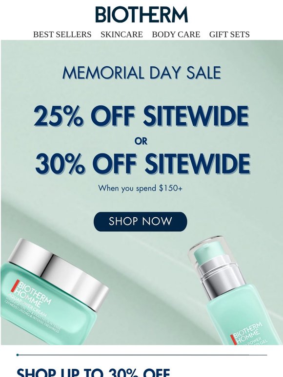 Unlock up to 30% Off Sitewide