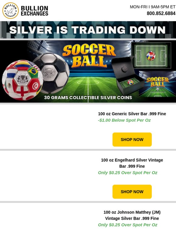 🚨 Silver Falls 4% - Time to Stack While Prices Are Lower!