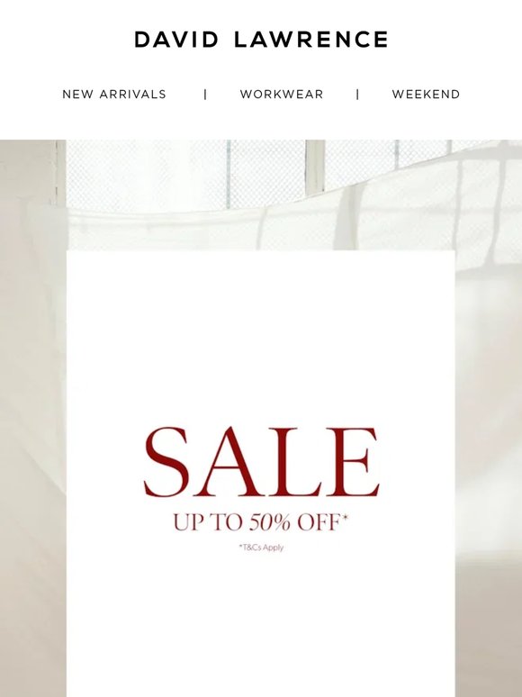 The Sale Event | Up To 50% Off