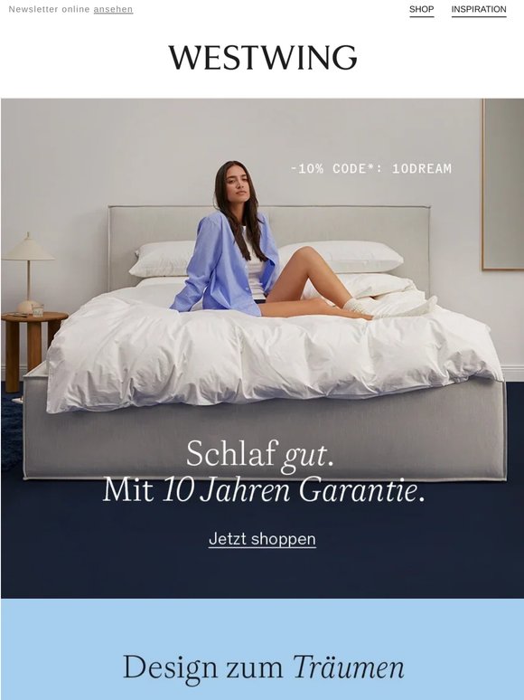 Bett DREAM: Design zum Träumen