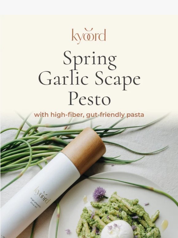 A High-Fiber, Gut-Friendly Spring Pasta Dish