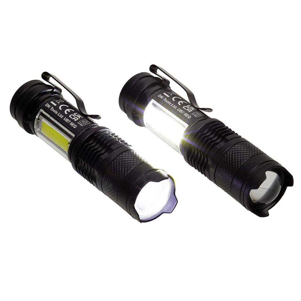 Amtech Rechargeable Torch Set Twin Pack - £8.99 delivered