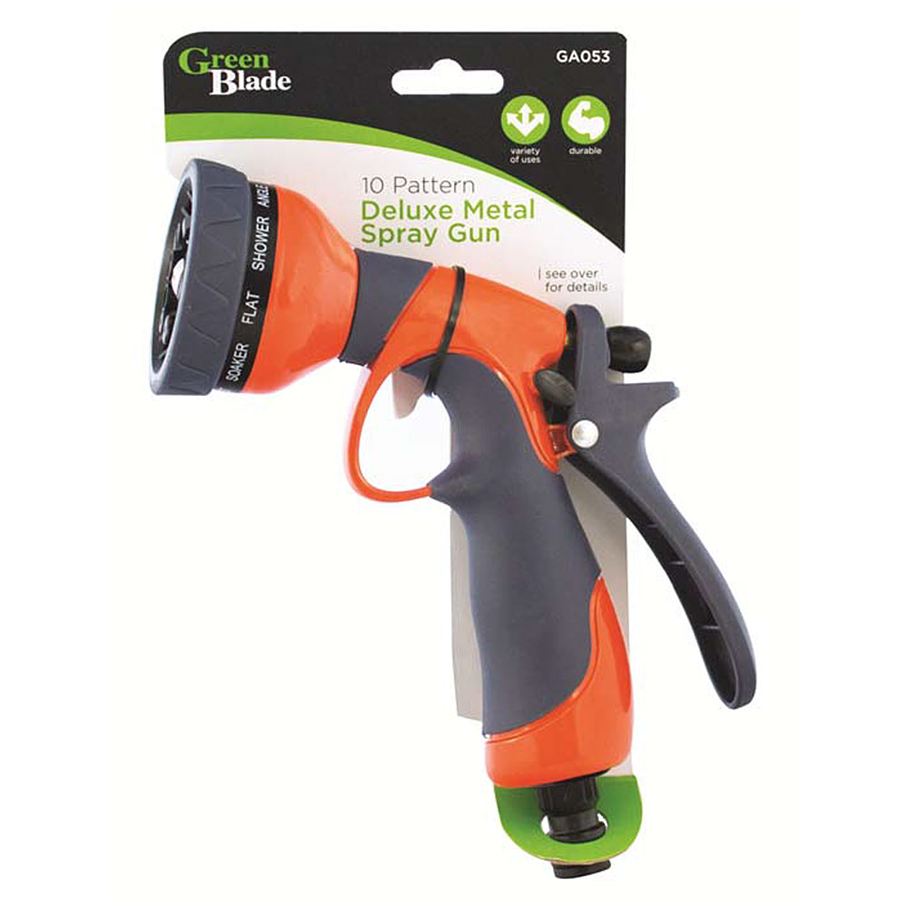 Green Blade Delux Metal Hose Spray Gun -10 Functions - £12.99 delivered