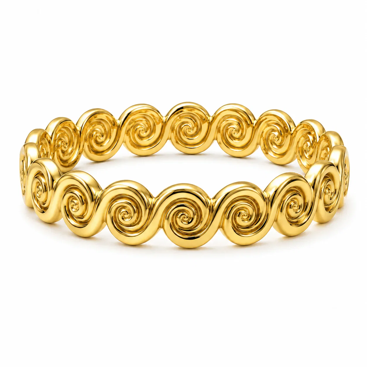 Image of Chrishell Shell Bangle Bracelet